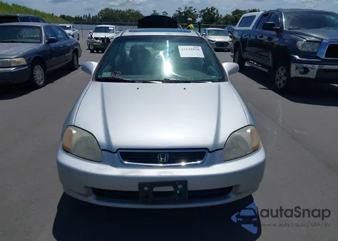 1997 Honda Civic Ex z USA, uszkodzony, nr VIN 1HGEJ8647VL006087